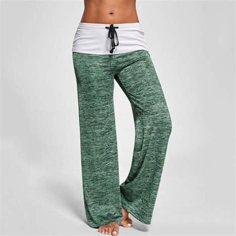 Spodnie Do Jogi Legginsy Damskie Casual Loose Dance Szerokie Nogawki