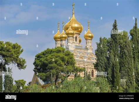 Russian Orthodox Church Of Mary Magdalene Mount Of Olives Jerusalem