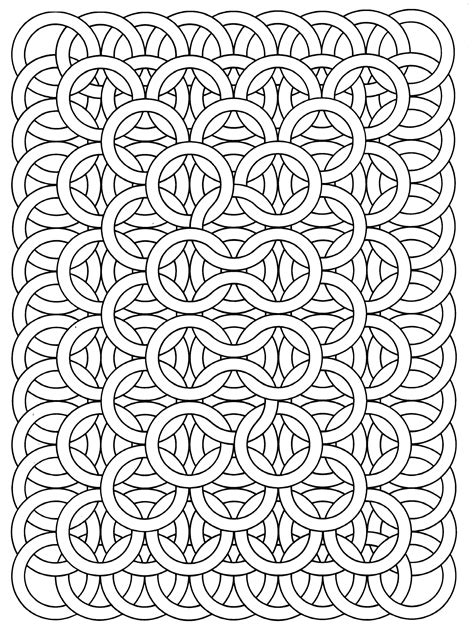 Op art jean larcher - 17 - Coloriage adulte pour enfants