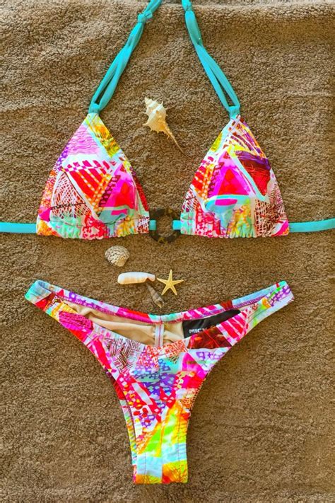 String Bikini Cheeky Bikini Handmade Bikini One Of A Kind Etsy