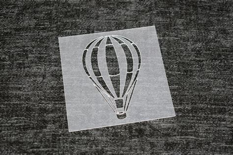 Hot Air Balloon Stencil Reusable Stencil For Floors Walls Etsy