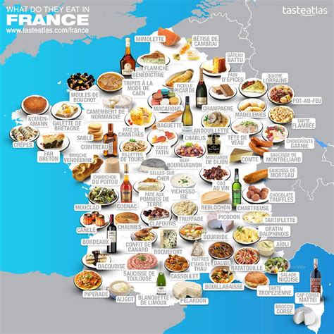 Traditional French food map : r/MapPorn