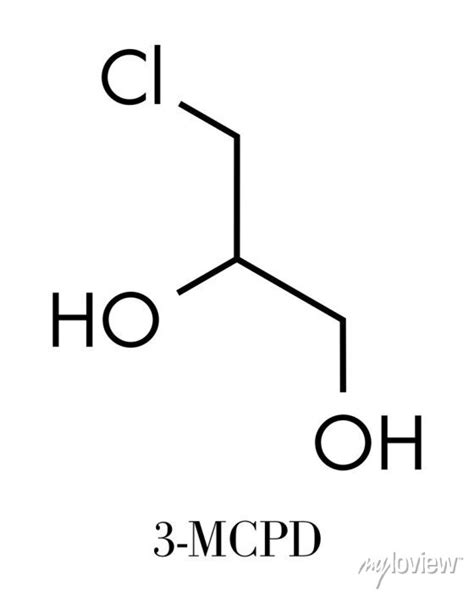 3 Mcpd Carcinogenic Food By Product Molecule Produced When