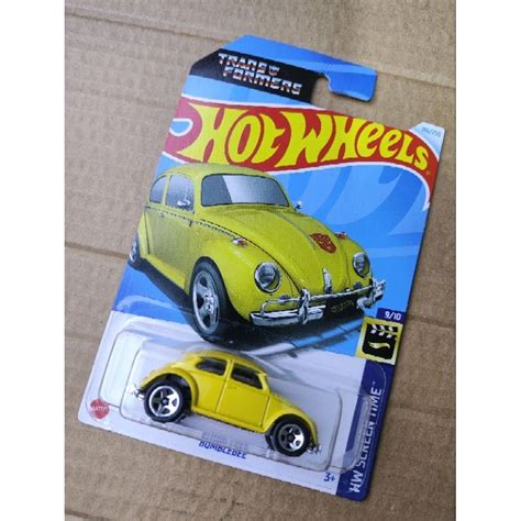 Hot Wheels Fusca Bumblebee HW SCREEN TIME Transformers Shopee Brasil