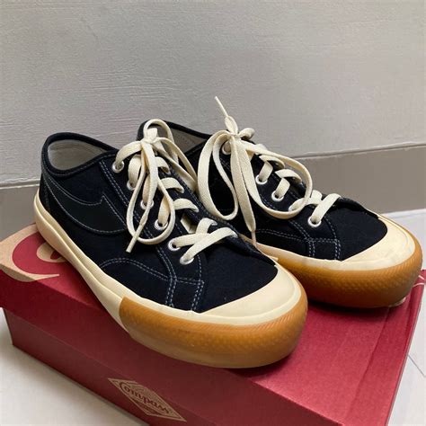 Sneaker Sepatu Compass Gazelle Low Black Gum Sz 40 On Carousell