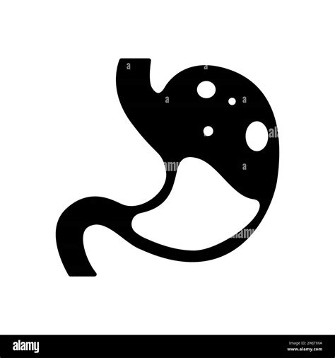 Stomach icon. Illustration of Healthcare and Medical education of Human