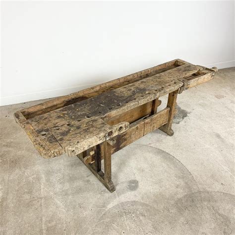 Vintage Swedish Wooden Workbench For Sale At Pamono