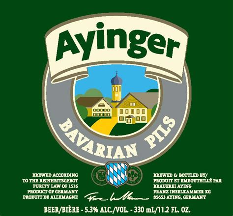 Ayinger Bavarian Pils – Louis Glunz Beer Inc.