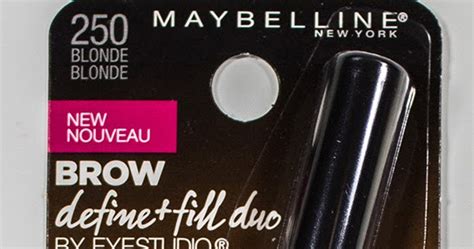 WARPAINT And Unicorns Maybelline Eye Studio Brow Define And Fill Duo In Blonde Swatch Review