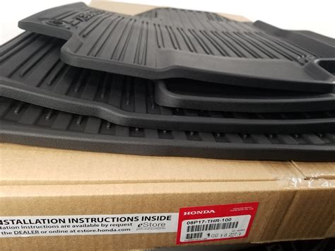 Genuine Oem Honda P Thr High Wall All Season Floor Mat Set