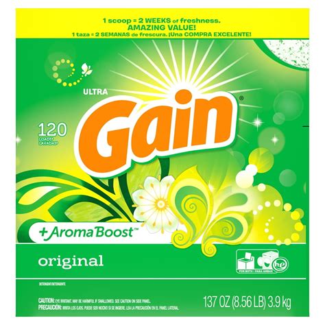 Gain Originalpowder Laundry Detergent 137 Oz 120 Loads