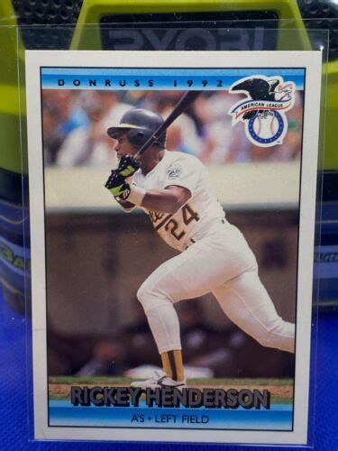 Donruss Ultra Rare Rickey Henderson No Dot After Inc Error