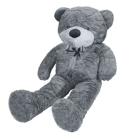 Голямо детско плюшено мече 160 см - сиво - Идеи за подаръци от Stemago ...