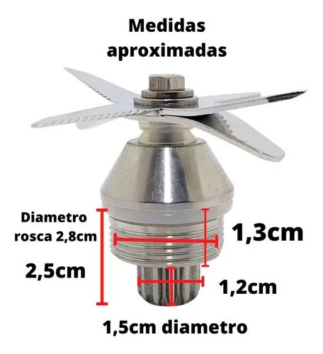 Cuchilla Con Tuerca Para Licuadora Turbo Blender Tb En Venta En La