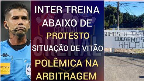 PROTESTO NO CT SITUAÇÃO DO ZAGUEIRO VITÃO A CBF APRONTA DE NOVO