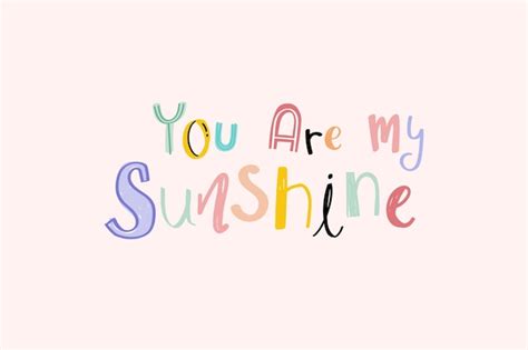 You Are My Sunshine Cover Photo