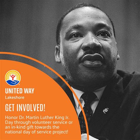 This Mlk Day Lets Come Together To Answer Dr Kings Call To Serve
