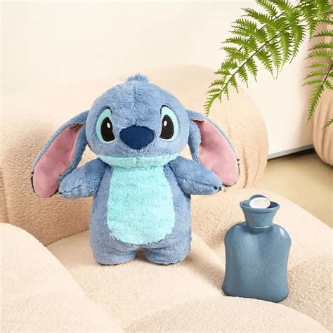 Cute Disney Stitch Plush Hot Water Bottle Bag