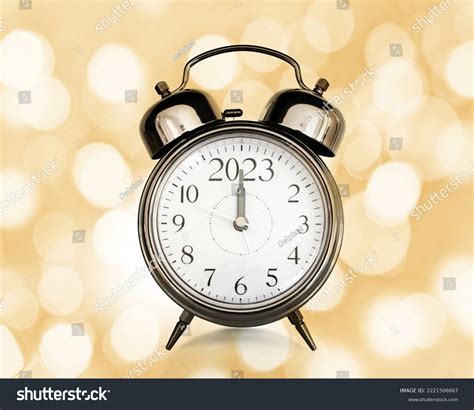 2023 Written On Vintage Alarm Clock库存照片2221506667 Shutterstock