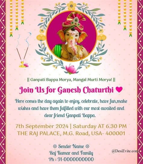 Ganpati Invitation At Home In English Sale Fast Lisa Unibo It