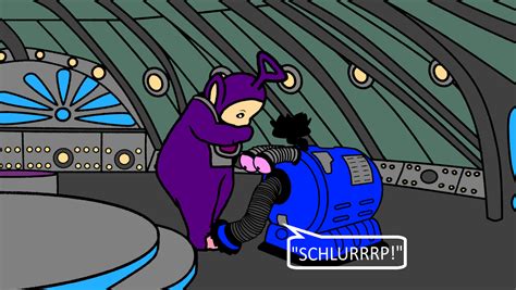 The Noo Noo Tides Up Tinky Winkys Mess By Galactic542 On Deviantart