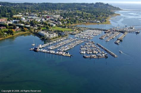 Comox Bay Marina In Comox Vancouver Island British Columbia Canada