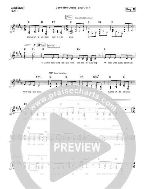 Come Unto Jesus Choral Anthem SATB Sheet Music PDF Keith Kristyn