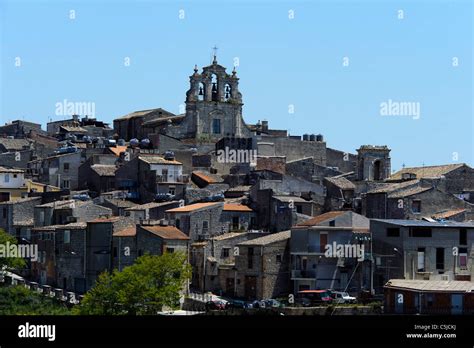 Mussomeli Sicily Italy Stock Photo Alamy