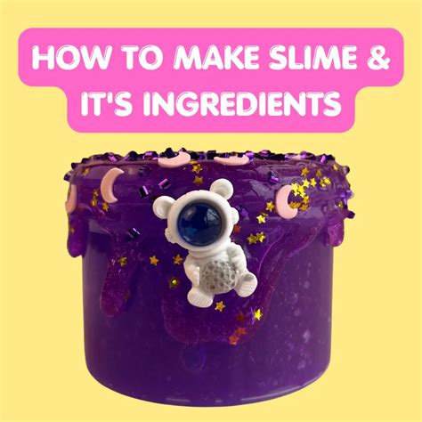 How to make slime and it's ingredients! – Cornwithslime LLC