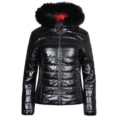 Дамско яке TEYA с качулка естествен косъм. Българско производство