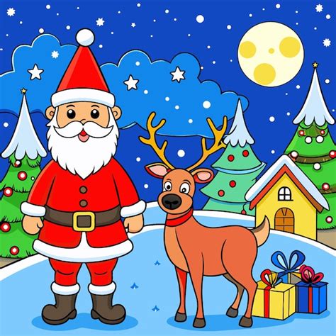 Papai Noel E As Renas