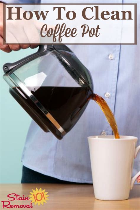 How To Clean Coffee Pot Tips And Instructions