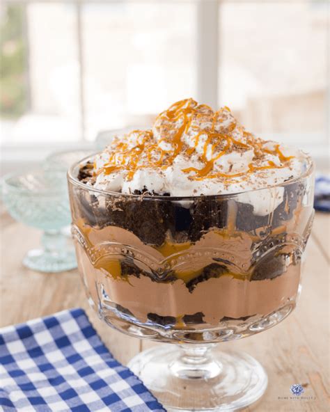 Salted Carmel Chocolate Trifle - Home With Holly J