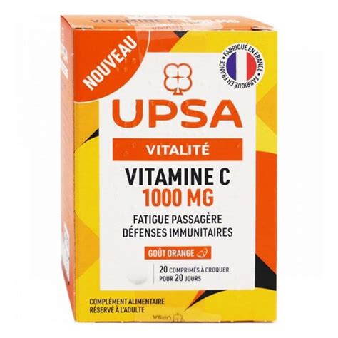 Upsa Vitamine C Mg Croquer X Comps Docmorris France