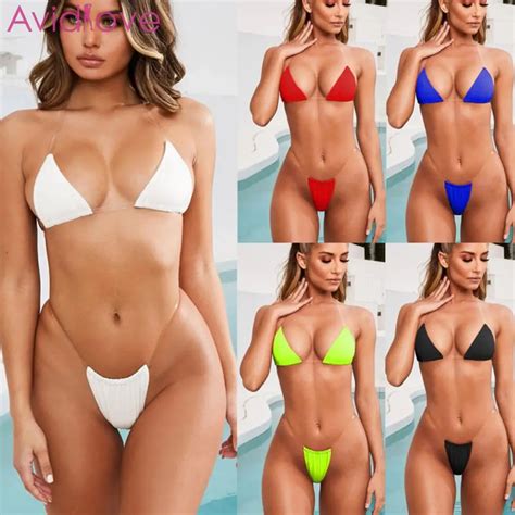 Avidlove Sexy Women Erotic Underwear Set Bikini Set Bra Triangle Suit Swimsuit Bathing Suit