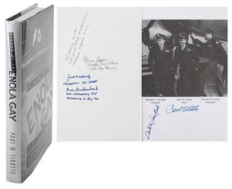 Enola Gay Signed Book RR Auction