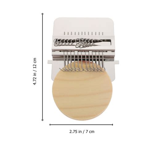 2 Sets Häkelgarn Mini Webstuhl Kleidungsreparatur Tool Holzwebstuhl