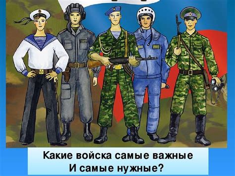 Картинки рода войск России для детского сада и школы