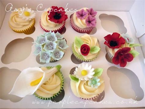 Flower Cupcakes Prettier Than The Real Thing Cala Lily Gerbera Daisy