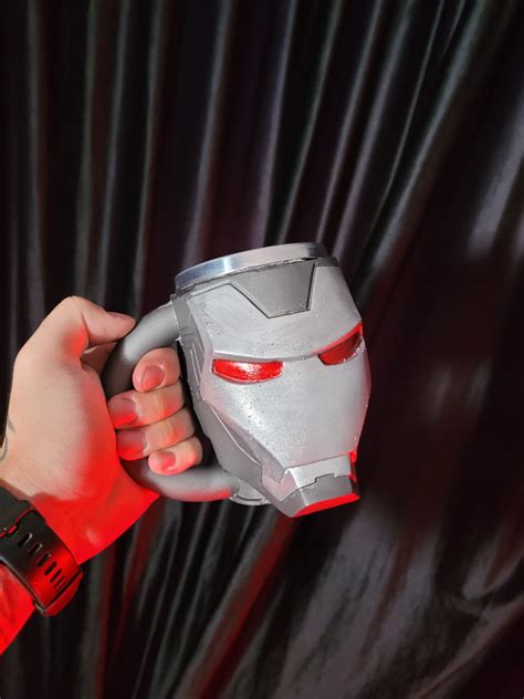 Caneca D Homem De Ferro War Machine Os Vingadores Marvel Cinza Cd