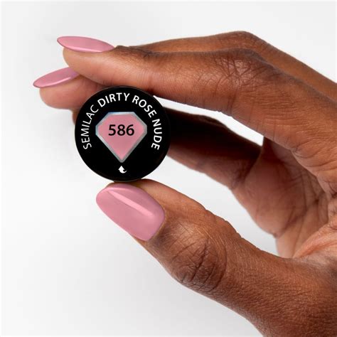 Esmalte Semilac nº586 Dirty Rose Nude MaterialEstetica