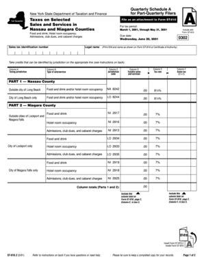 Fillable Online Tax Ny Form St May Taxes On Selected