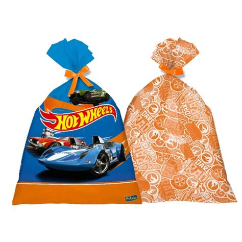 Sacola Plástica Hot Wheels