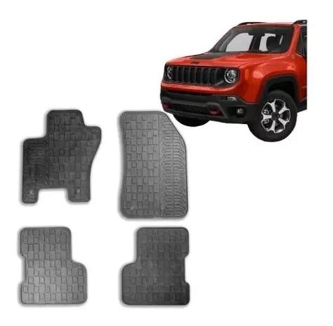 Juego De 4 Alfombras Interiores De Goma Jeep Renegade