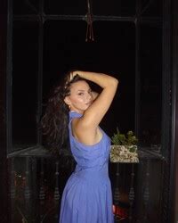 INSTA Dafne Keen Wearing A Bikini And A Blue Dress Phun Org Forum