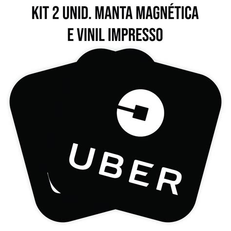 Kit C 2 Adesivo Imã Transp Por Aplicativo Uber 20x20 Cm Shopee Brasil