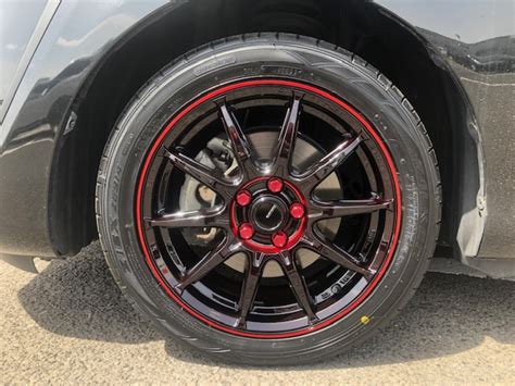 BEST写真館 トヨタ シエンタ NCP G NHP G の HOT STUFF ホットスタッフ G SPEED ジースピード ブラック レッドクリア を表示 タイヤと