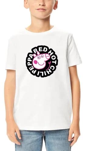 Camiseta Infantil Red Hot Chili Peppa Parodia Chili Peppers Mercadolivre
