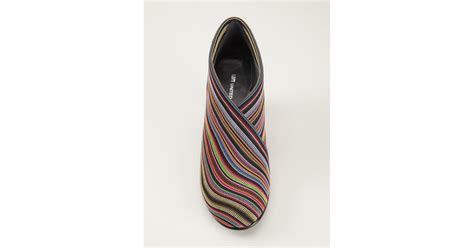 United Nude Striped Folded Ankle Boots Lyst