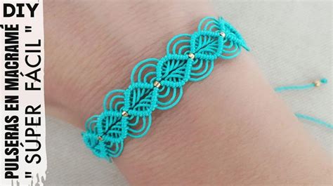 DIY COMO HACER PULSERA ZIG ZAG EN MACRAMÉ PULSERA DE HILO FACÍL Y